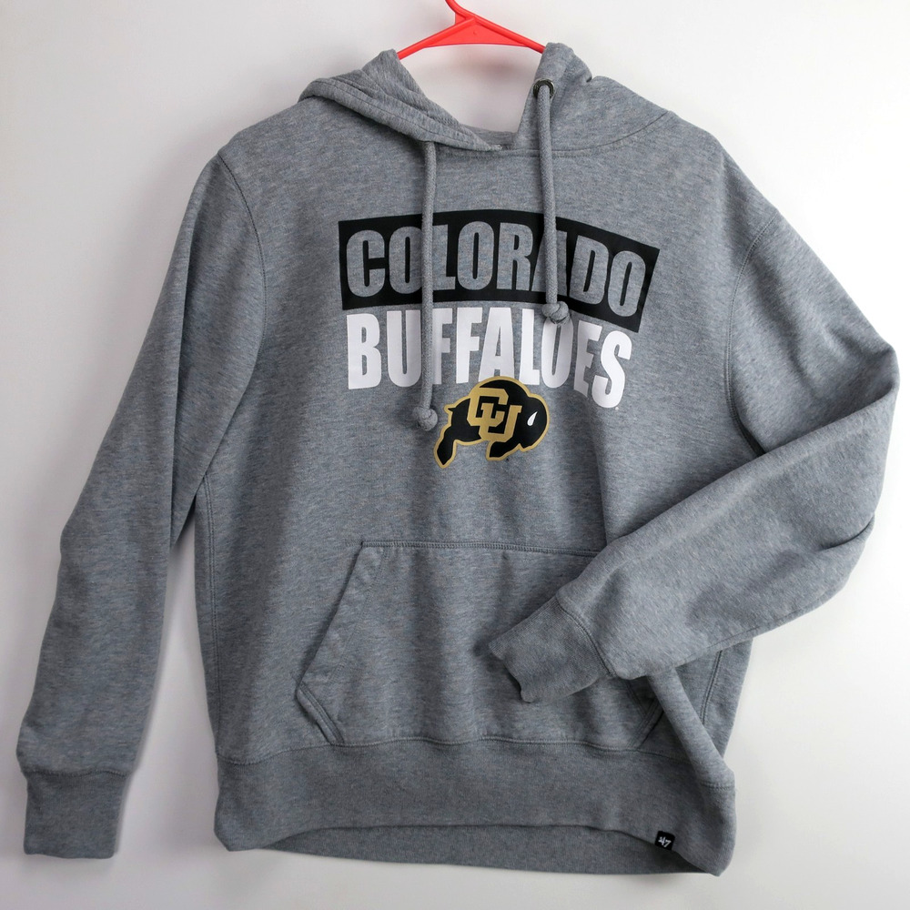 Colorado Buffaloes Men's Medium Gray Pullover Hoodie '47 NCAA CU Buffs